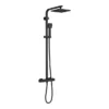 Arezzo Modern Square Thermostatic Shower - Matt Black 2 Arezzo Modern Square Thermostatic Shower - Matt Black -Triton Sales Store arz002dv4