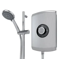 Triton Amore 8.5kW Electric Shower - Brushed Steel -Triton Sales Store aspamo8brstl d3 1