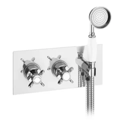Astoria Traditional Concealed Thermostatic 2-Way Shower Valve With Handset