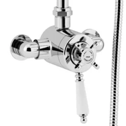 Heritage Avenbury Exposed Shower With Deluxe Fixed Riser Kit & Diverter To Handset