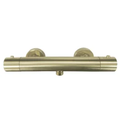 Arezzo Brushed Brass Round Bar Shower Valve Incl. Slide Rail Kit With Pencil Handset -Triton Sales Store azbvp80bb d2