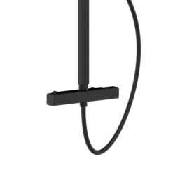 Arezzo Deluxe Cool Touch Square Thermostatic Shower (300 X 300mm Head - Matt Black) -Triton Sales Store azs2ct d3