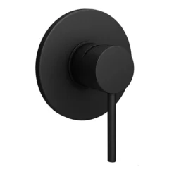 Arezzo Matt Black Round Shower Valve Inc. Slide Rail Kit With Pencil Handset 9 Arezzo Matt Black Round Shower Valve Inc. Slide Rail Kit With Pencil Handset -Triton Sales Store azsp80mbd1