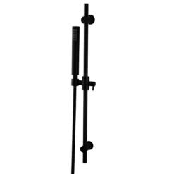 Arezzo Matt Black Round Shower Valve Inc. Slide Rail Kit With Pencil Handset 10 Arezzo Matt Black Round Shower Valve Inc. Slide Rail Kit With Pencil Handset -Triton Sales Store azsp80mbd3
