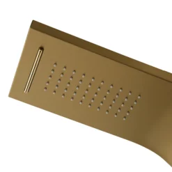 Arezzo Shower Tower Panel - Brushed Brass (Thermostatic) -Triton Sales Store azstp5bb d1