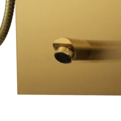 Arezzo Shower Tower Panel - Brushed Brass (Thermostatic) -Triton Sales Store azstp5bb d4