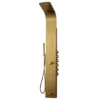 Arezzo Shower Tower Panel - Brushed Brass (Thermostatic) 2 Arezzo Shower Tower Panel - Brushed Brass (Thermostatic) -Triton Sales Store azstp5bb d6