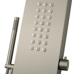 Arezzo Shower Tower Panel - Stainless Steel (Thermostatic) -Triton Sales Store azstp5ss d5