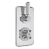 Bayswater White Twin Concealed Thermostatic Shower Valve -Triton Sales Store bays102 l