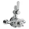 Bayswater White Twin Exposed Thermostatic Shower Valve -Triton Sales Store bays111 l