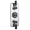 Bayswater Black Triple Concealed Thermostatic Shower Valve With Diverter