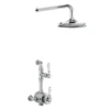 Burlington Stour Thermostatic Exposed Single Outlet Shower Valve With Fixed Shower Head 1 Burlington Stour Thermostatic Exposed Single Outlet Shower Valve With Fixed Shower Head -Triton Sales Store bf1sv16 l