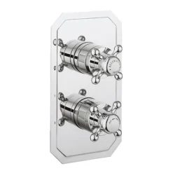 Crosswater Belgravia Crosshead Slimline Thermostatic Shower Valve With 2 Way Diverter