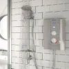 Bristan Joy ThermoSafe Electric Shower Metallic Silver