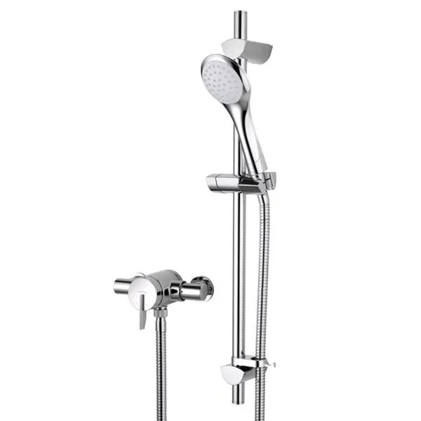 Bristan Sonique2 Exposed Thermostatic Surface Mounted Shower Valve With Adjustable Riser 4 Bristan Sonique2 Exposed Thermostatic Surface Mounted Shower Valve With Adjustable Riser - Image 2