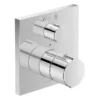 Duravit C.1 Square Thermostatic Shower Mixer With Diverter For Concealed Installation - Chrome -Triton Sales Store c14200013010 l