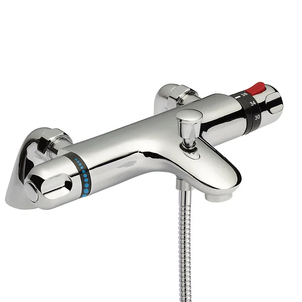 Nuie Reef Thermostatic Bath Shower Mixer - Chrome 3 Nuie Reef Thermostatic Bath Shower Mixer - Chrome