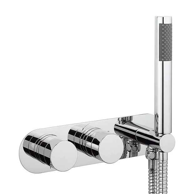 Crosswater - Central Wall Mounted Thermostatic Shower Valve With Handset 4 Crosswater - Central Wall Mounted Thermostatic Shower Valve With Handset - Image 2