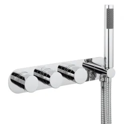 Crosswater Central Thermostatic Shower Valve With 3 Way Diverter & Shower Kit