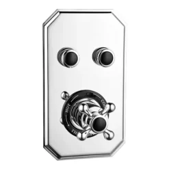 Chatsworth 1928 Black Traditional Push-Button Shower Pack With Slide Rail Kit + Wall Mounted Head 8 Chatsworth 1928 Black Traditional Push-Button Shower Pack With Slide Rail Kit + Wall Mounted Head -Triton Sales Store chtbpbpk1 d1