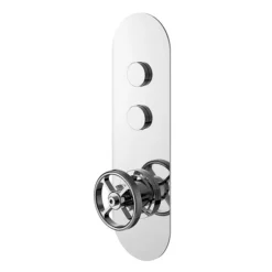 Hudson Reed Revolution Industrial Two Outlet Push-Button Shower Valve -Triton Sales Store cpb4311 l