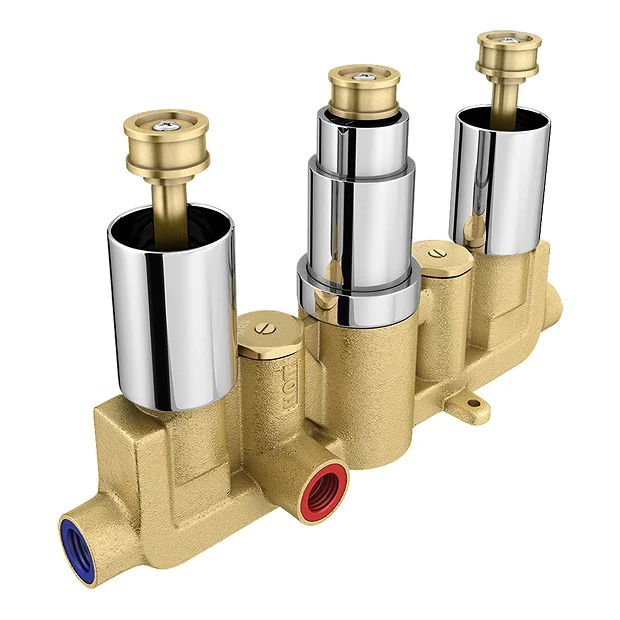 Cruze Triple Concealed Shower Valve With Fixed Shower Head + 4 Body Jets 8 Cruze Triple Concealed Shower Valve With Fixed Shower Head + 4 Body Jets - Image 6