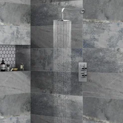 Cruze Concealed Modern Shower Package With Valve + Fixed Round Head -Triton Sales Store crzscvpk n d1 67757