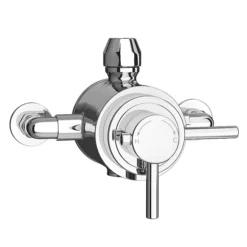 Orion Modern Twin Exposed Thermostatic Shower Valve + Rigid Riser -Triton Sales Store csv04rrd1