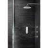Crosswater - Dial Central 2 Control Shower Valve With 3 Body Jets, Fixed Head & Arm