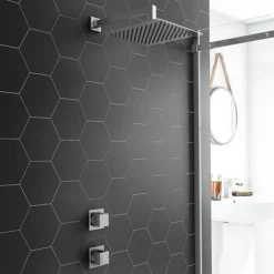 Milan Concealed Individual Stop Tap + Thermostatic Control Shower Valve 12 Milan Concealed Individual Stop Tap + Thermostatic Control Shower Valve -Triton Sales Store egaz36as d3