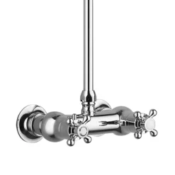 Chatsworth Thermostatic Shower Bar Valve With Rigid Riser & Fixed Head -Triton Sales Store egtck11 d2