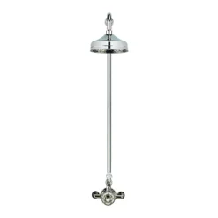 Crosswater - Belgravia Thermostatic Shower Valve With Fixed Head - Nickel -Triton Sales Store hg showern d1