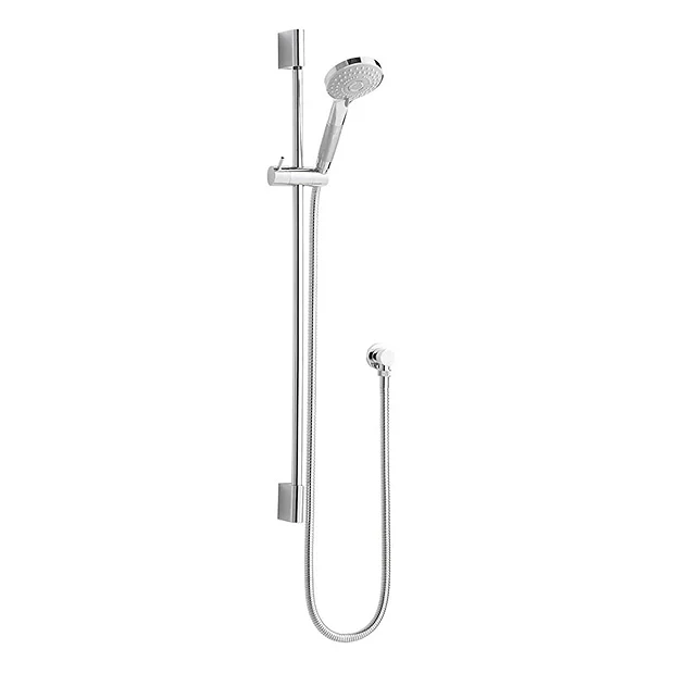 Hudson Reed - Kristal Triple Shower Valve With Cloudburst Fixed Head & Slider Rail Kit 3 Hudson Reed - Kristal Triple Shower Valve With Cloudburst Fixed Head & Slider Rail Kit
