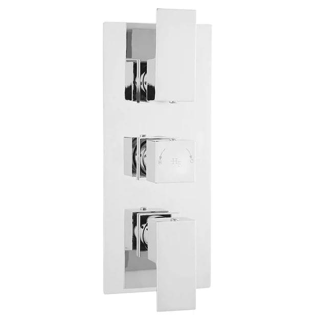 Hudson Reed Art Triple Concealed Thermostatic Shower Valve 4 Hudson Reed Art Triple Concealed Thermostatic Shower Valve - Image 2