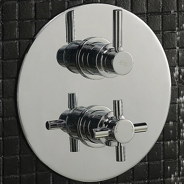 Hudson Reed Tec Twin Concealed Thermostatic Shower Valve 3 Hudson Reed Tec Twin Concealed Thermostatic Shower Valve