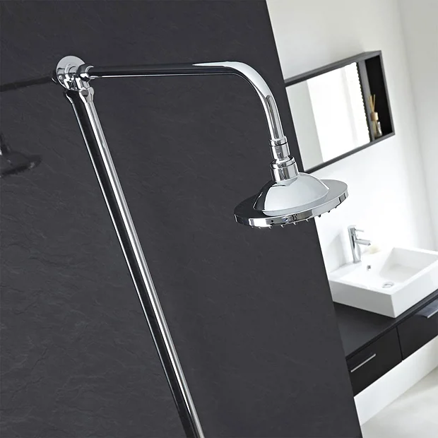 Hudson Reed Traditional Dual Exposed Thermostatic Shower Valve + Rigid Riser Kit 3 Hudson Reed Traditional Dual Exposed Thermostatic Shower Valve + Rigid Riser Kit