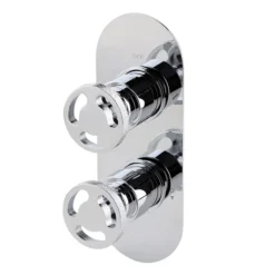 Arezzo Chrome Industrial Style Shower System With Concealed Valve, Head + Handset 10 Arezzo Chrome Industrial Style Shower System With Concealed Valve, Head + Handset -Triton Sales Store is4chpkd1