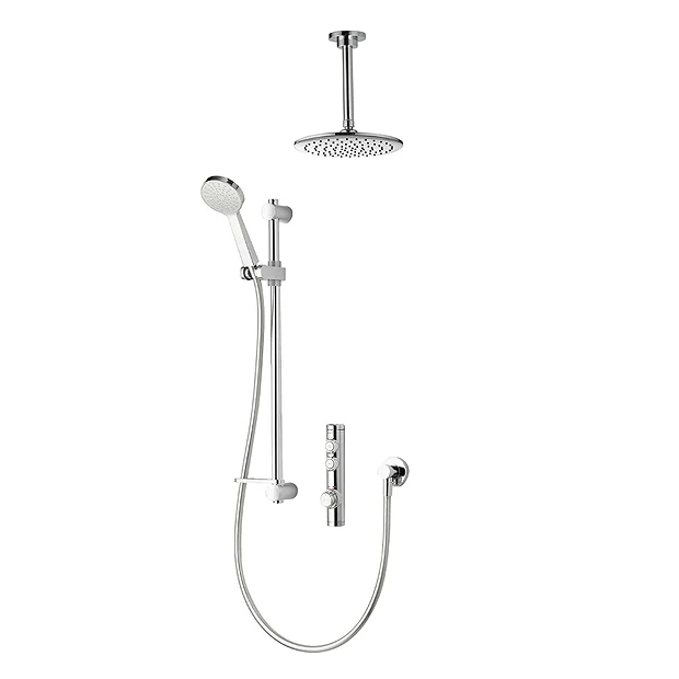 Aqualisa ISystem Smart Shower Concealed With Adjustable And Ceiling Fixed Heads 3 Aqualisa ISystem Smart Shower Concealed With Adjustable And Ceiling Fixed Heads