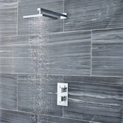 Nuie Series L Twin Concealed Thermostatic Shower Valve - Chrome -Triton Sales Store jty301 detail3