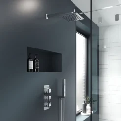 Ultra Series L Triple Concealed Thermostatic Shower Valve - Chrome -Triton Sales Store jty303 d3 1