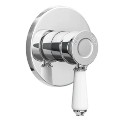 Keswick Round Traditional Chrome Concealed Manual Shower Valve -Triton Sales Store kesv15nl