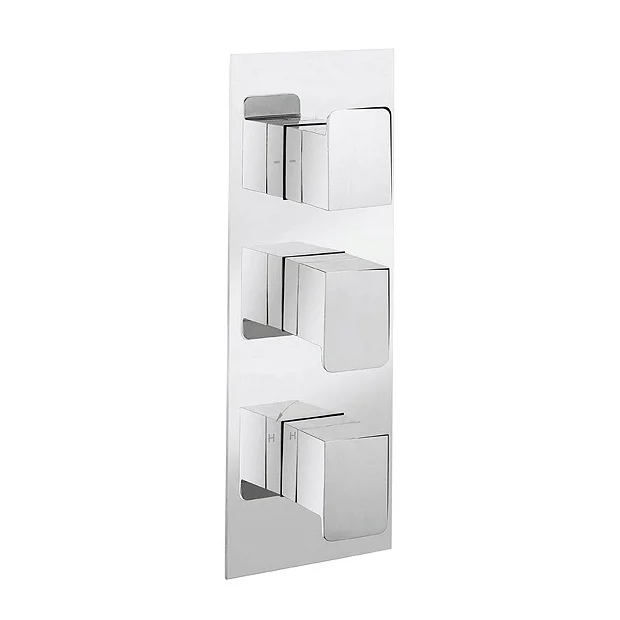 Crosswater Zero 3 Triple Concealed Thermostatic Shower Valve 4 Crosswater Zero 3 Triple Concealed Thermostatic Shower Valve - Image 2