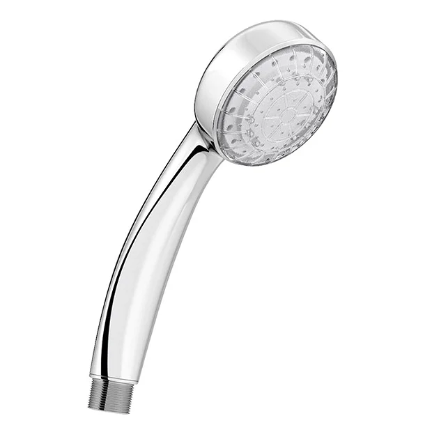Cruze Round LED Chrome Shower Handset 2 Cruze Round LED Chrome Shower Handset