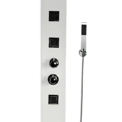 Maverick Tower Shower Panel (Thermostatic) - White -Triton Sales Store maverickthermostaticshowerpanelwhitewsp001d2