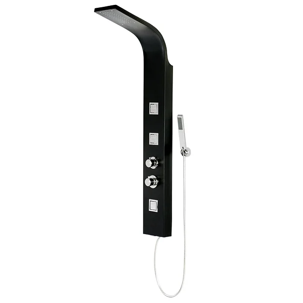 Maverick Tower Shower Panel (Thermostatic) - Black 8 Maverick Tower Shower Panel (Thermostatic) - Black - Image 6