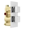 Milan 400mm LED Square Shower Package With Concealed Valve -Triton Sales Store mil400pk1 new d4