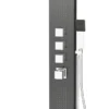 Milan Shower Tower Panel - Dark Chrome (Thermostatic) -Triton Sales Store milanshowertowerpaneldarkchromed3
