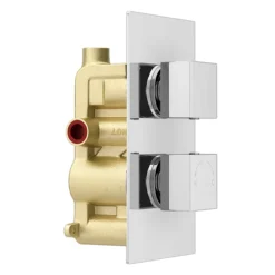 Milan Square Shower Package With Concealed Valve + Head -Triton Sales Store milscvpknd2