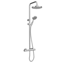 Monza Modern Round Thermostatic Shower - Chrome -Triton Sales Store monzamodernroundthermostaticshower d1