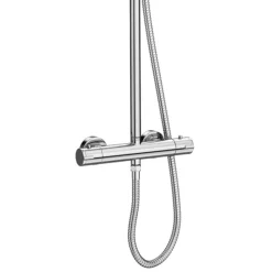 Monza Modern Round Thermostatic Shower - Chrome -Triton Sales Store monzamodernroundthermostaticshower d3